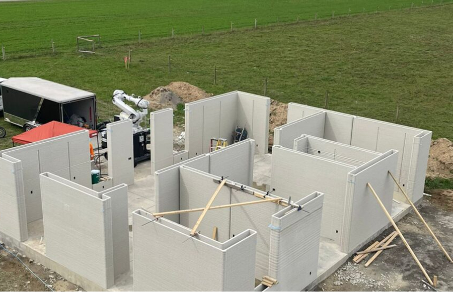 3D Printed House first move
