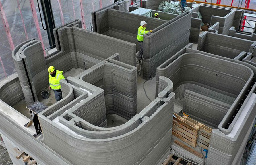 3D Printed House Wall